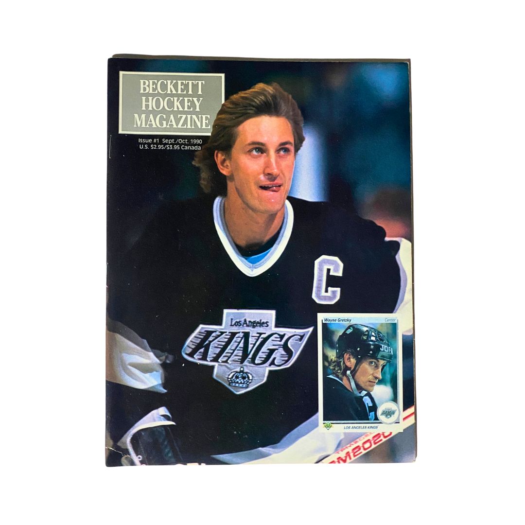 Beckett Hockey Magazine September 1990 #1 Wayne Gretzky No Label VG