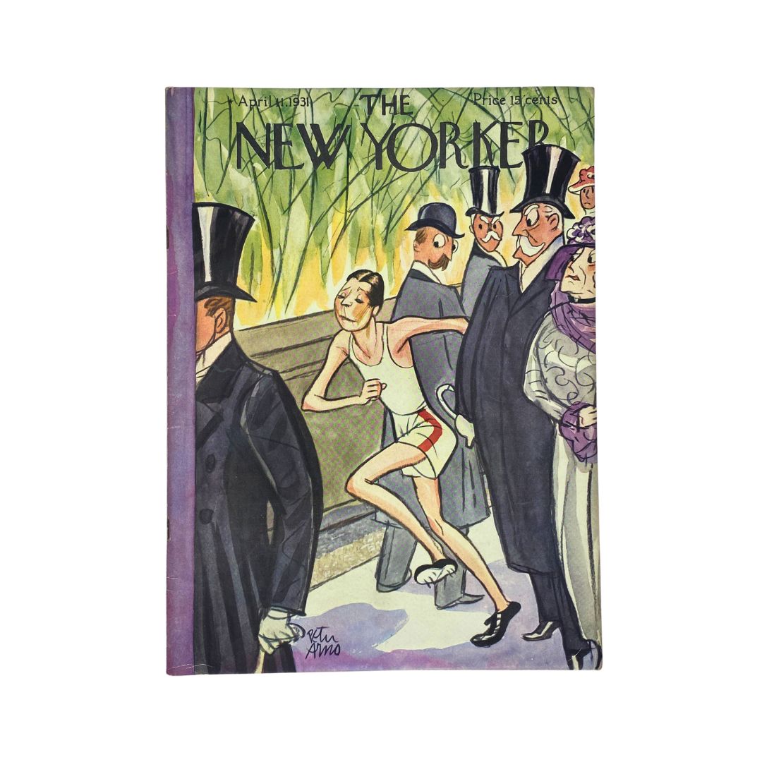 The New Yorker Complete Magazine April 11, 1931 Peter Arno Cover VG