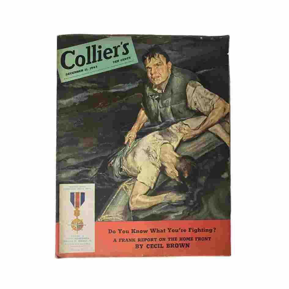 VTG Collier's Magazine December 11, 1943 A Frank Report on The Home Front