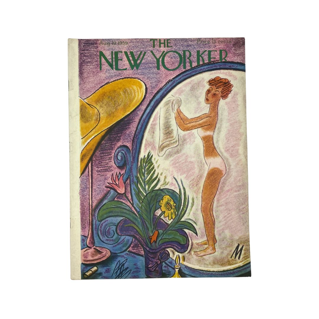 The New Yorker Complete Magazine August 19, 1939 Julian de Miskey Cover VG