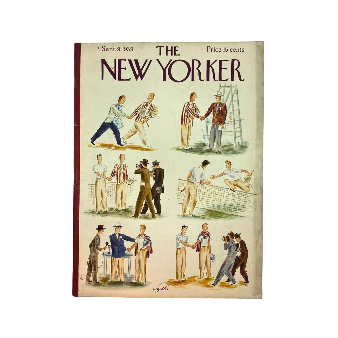 The New Yorker Complete Magazine September 9, 1939 Constantin Alajalov Cover