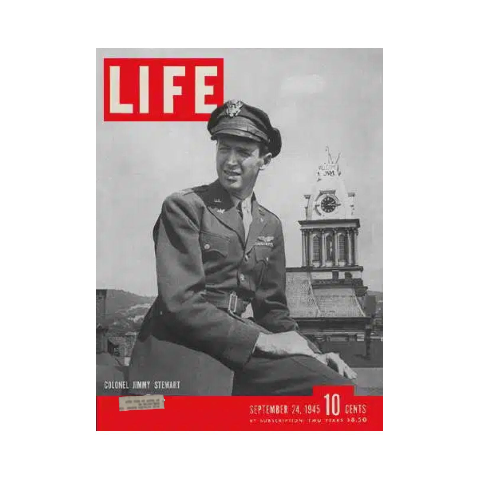 VTG Life Magazine September 24, 1945 Colonel Jimmy Stewart