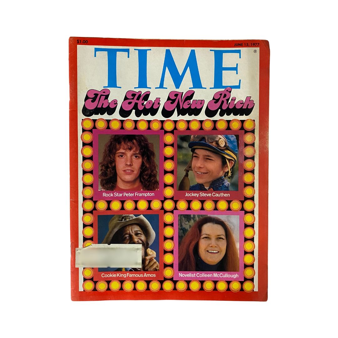 VTG Time Magazine June 13, 1977 Peter Frampton, Steve Cauthen, Famous Amos