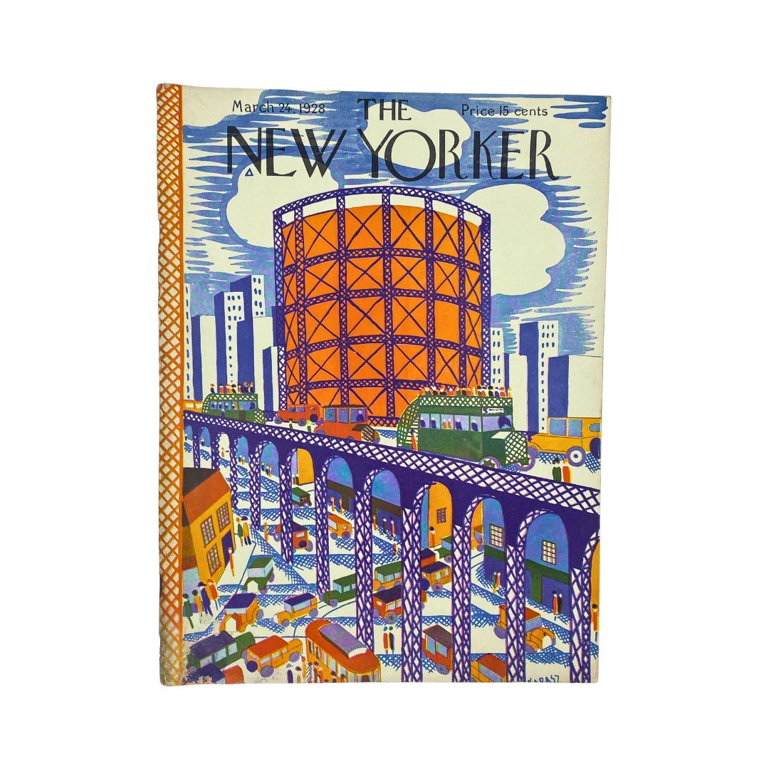 The New Yorker Complete Magazine March 24, 1928 Ilonka Karasz Cover