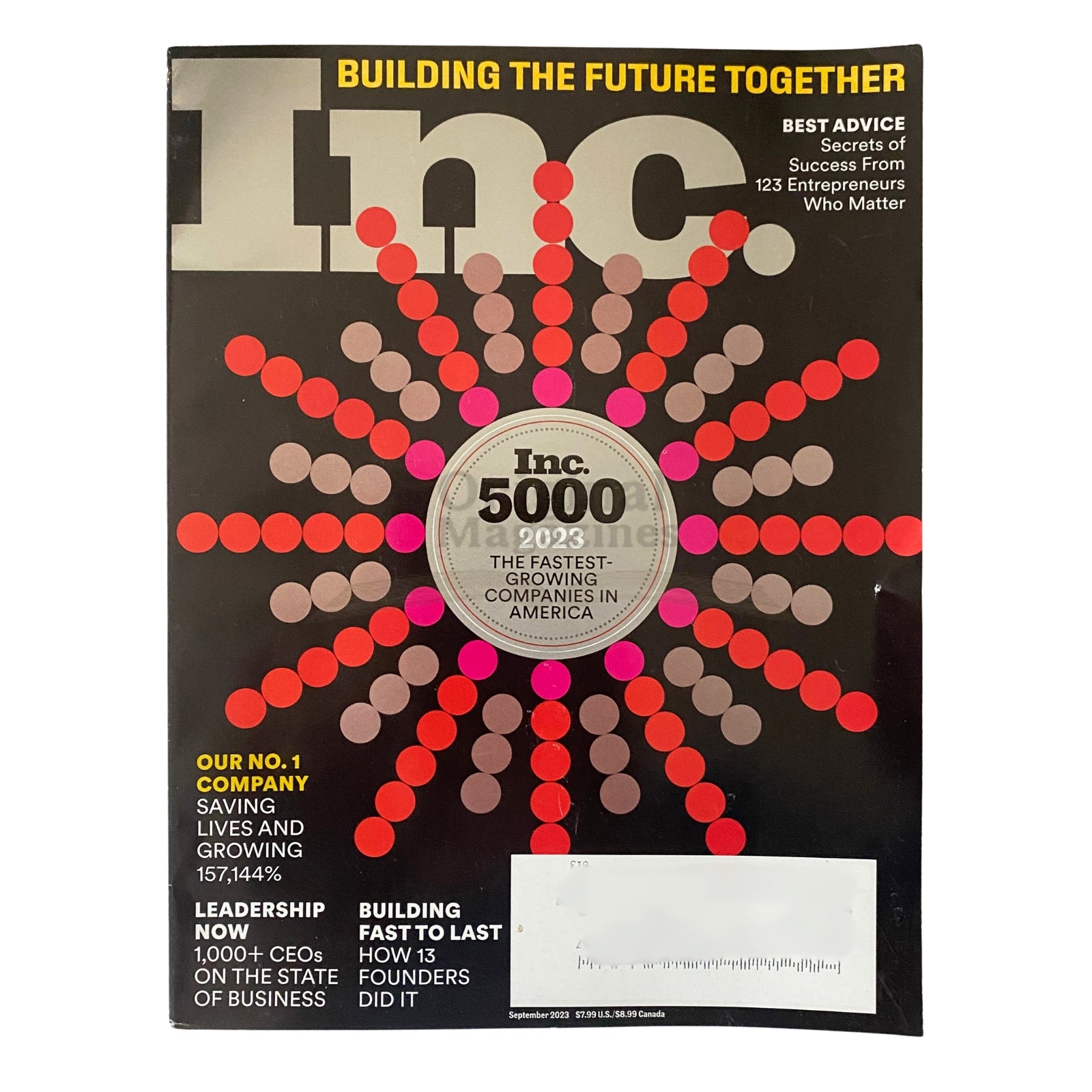 BusinessWeek Magazine September 2023 Secrets of Success from 123 Entrepreneurs