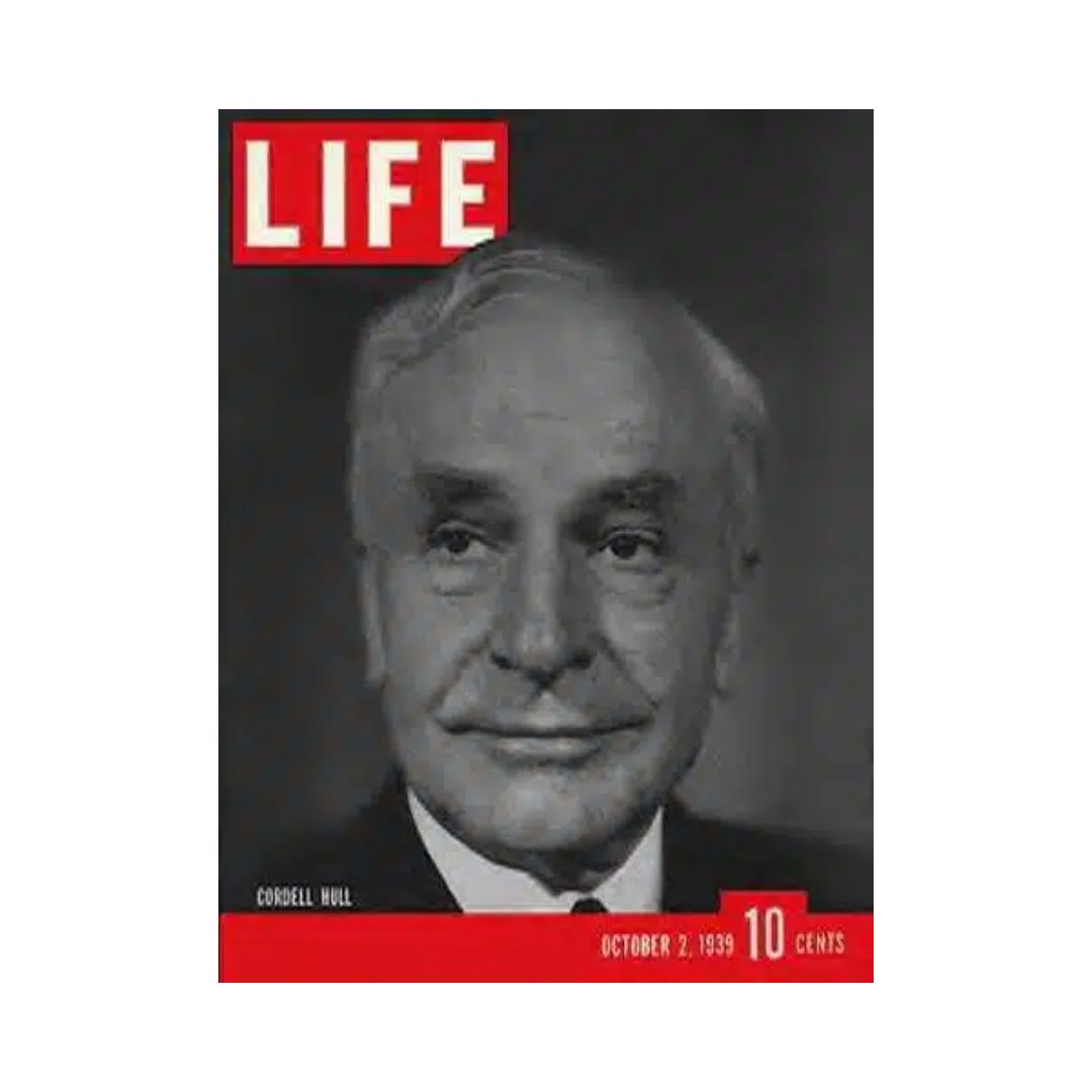 VTG Life Magazine October 2, 1939 Cordell Hull Secretary of State