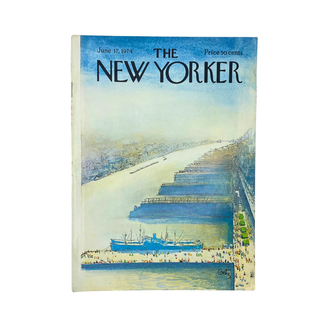 The New Yorker Complete Magazine June 17, 1974 Arthur Getz Cover No Label VG