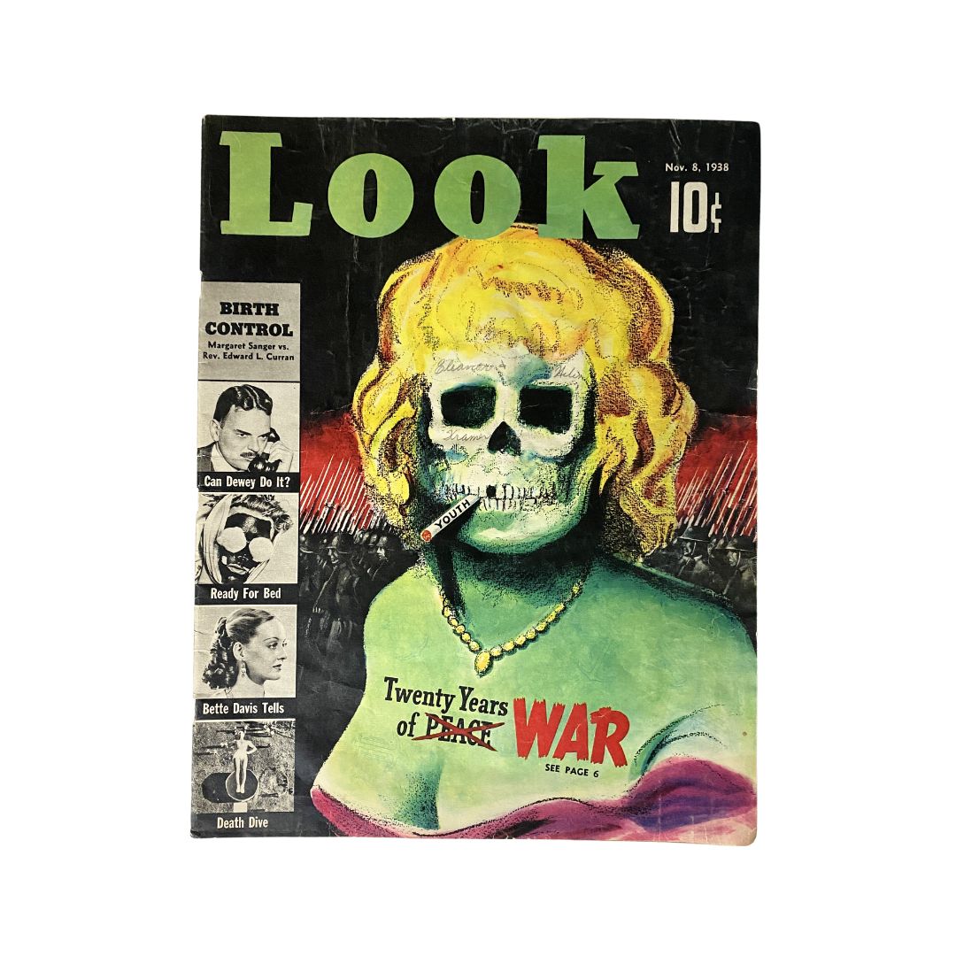 VTG Look Magazine November 8, 1938 Vol 2 No. 23 Twenty Years of War No Label