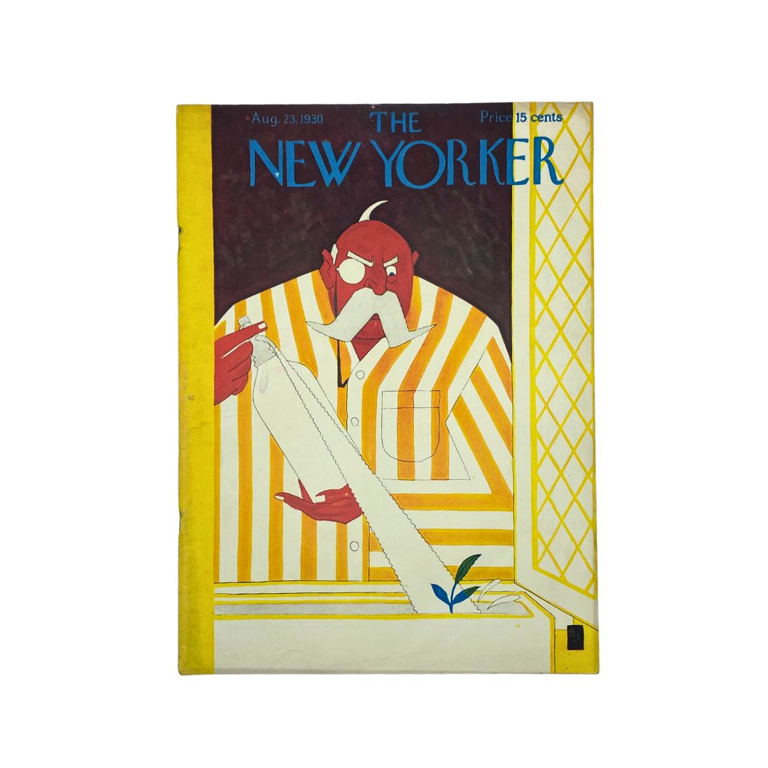 The New Yorker Complete Magazine August 23, 1930 Gardner Rea Cover VG