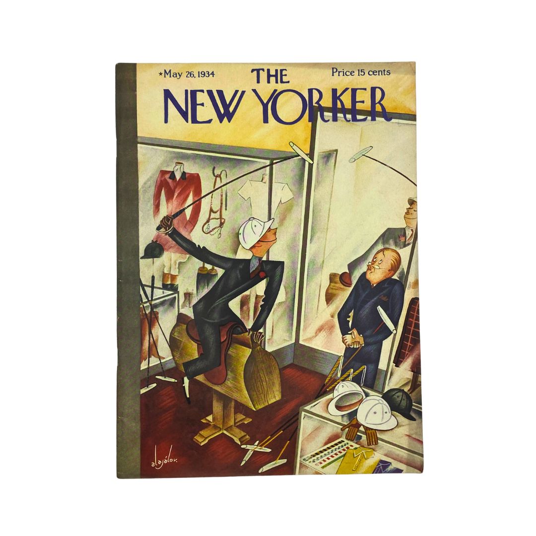 The New Yorker Complete Magazine May 26, 1934 Constantin Alajalov Cover VG