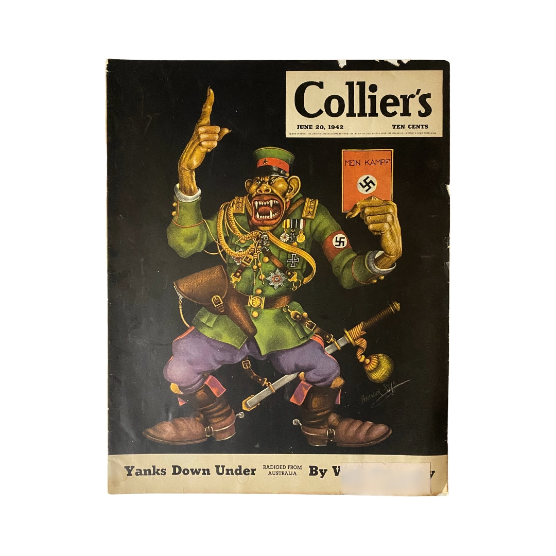 VTG Collier's Magazine June 20, 1942 Arthur Szyk Cover