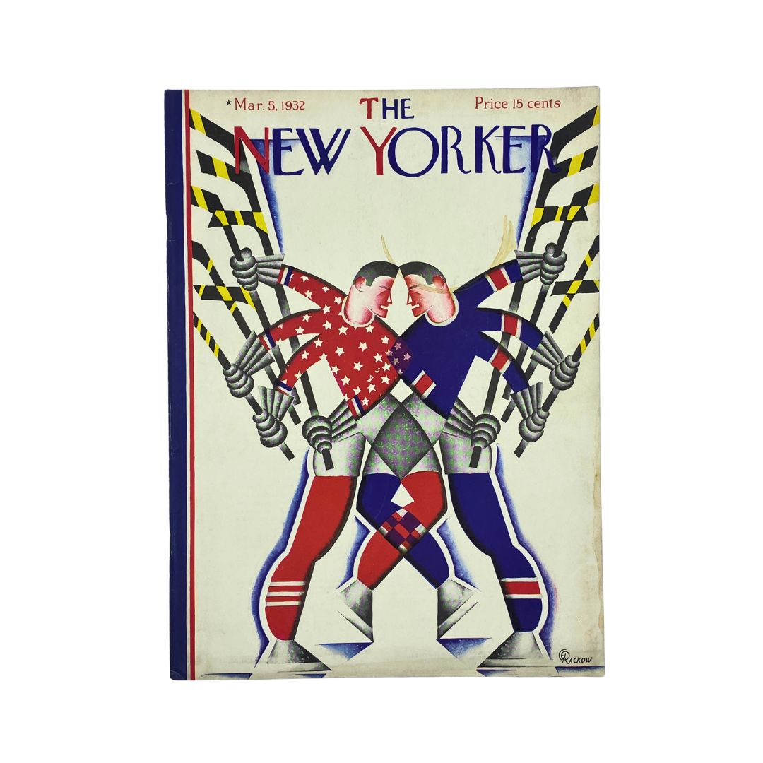 The New Yorker Complete Magazine March 5, 1932 Leo Rackow Cover