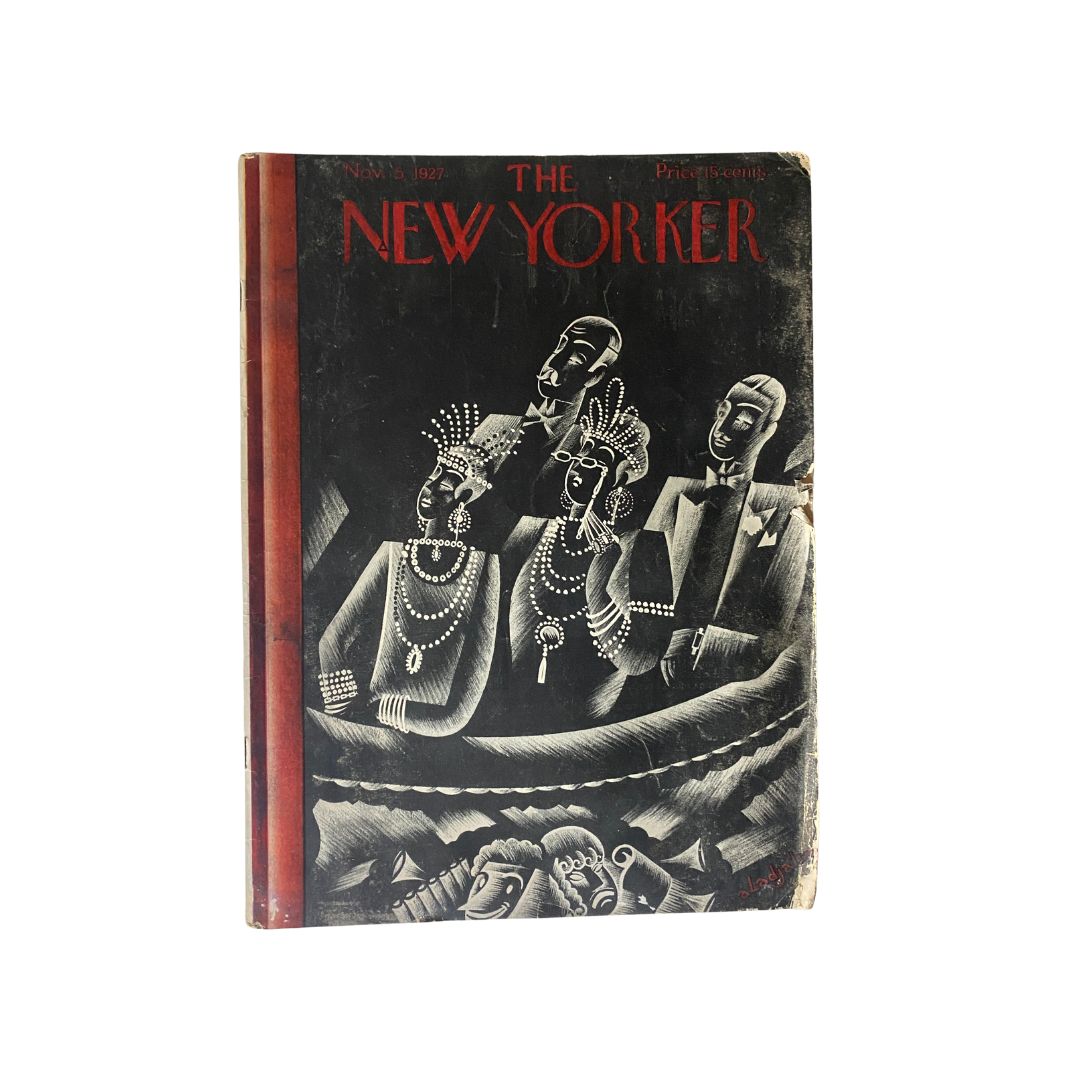 The New Yorker Complete Magazine November 5, 1927 Constantin Alajalov Cover