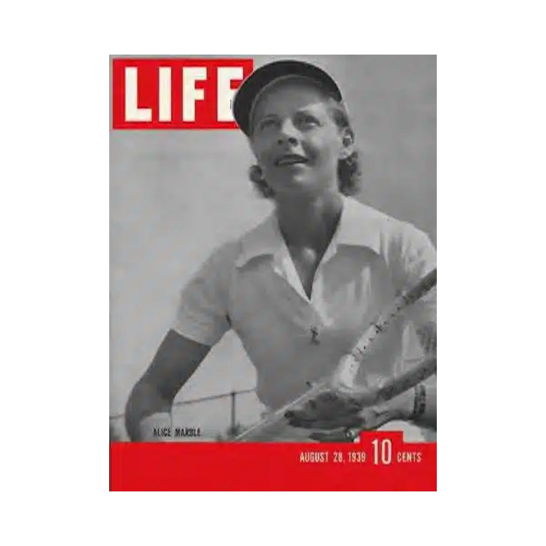 VTG Life Magazine August 28, 1939 Alice Marble No. 1 U.S. Woman Tennis