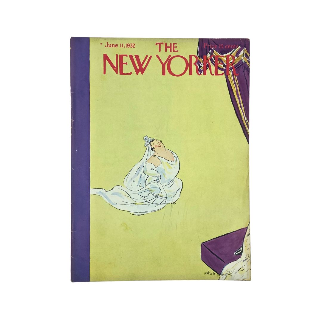 The New Yorker Complete Magazine June 11, 1932 Helen E. Hokinson Cover