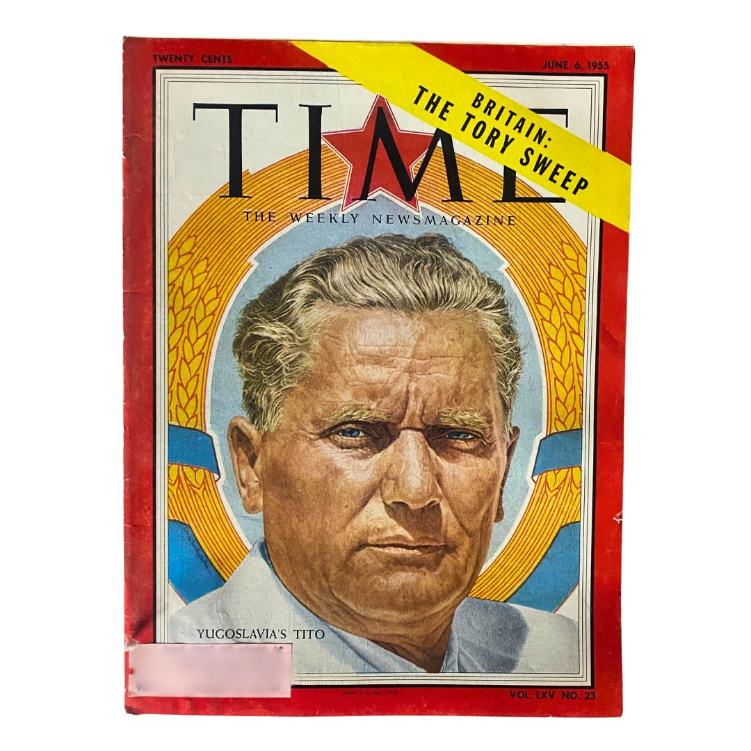 VTG Time Magazine June 6, 1955 Vol 65 No. 23 Josip Broz Tito