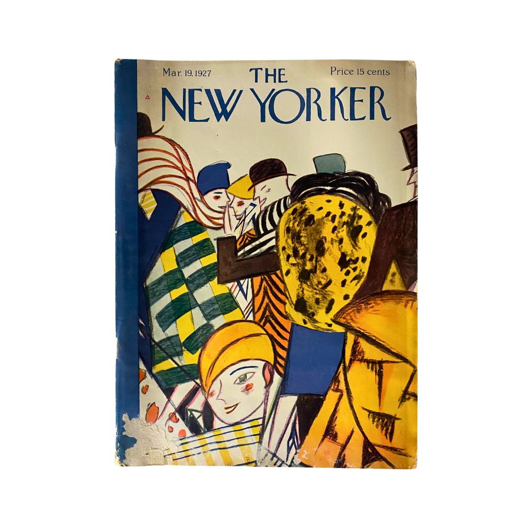 The New Yorker Complete Magazine March 19, 1927 W. Boethling Cover