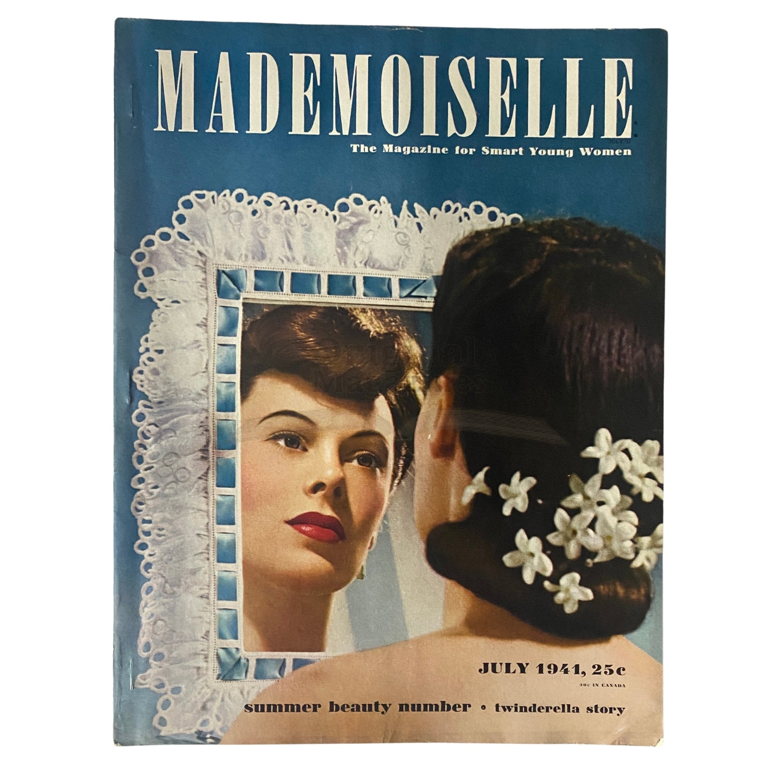 Mademoiselle Magazine July 1941 Summer Beauty Number Twinderella Story No Label