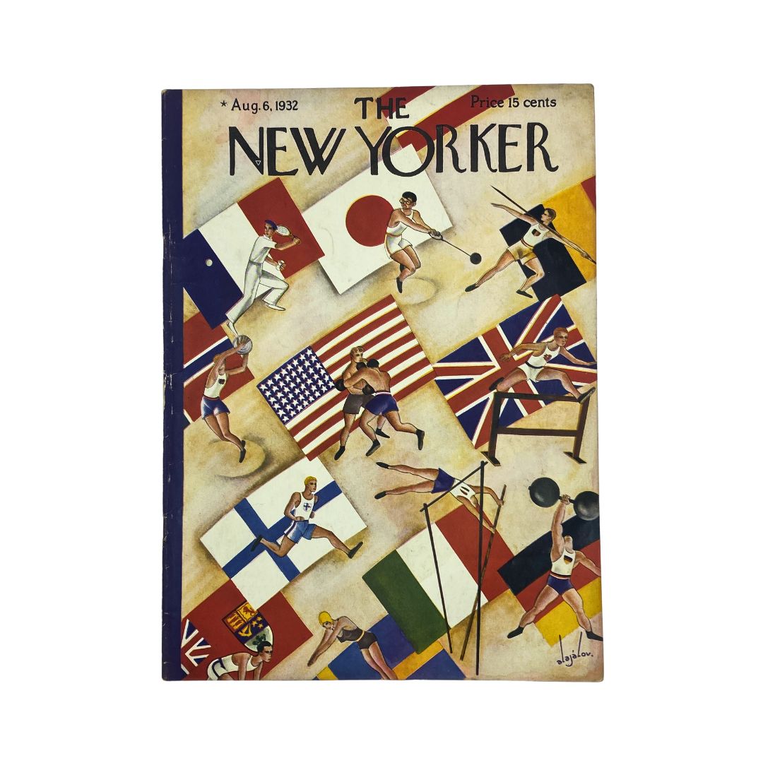 The New Yorker Complete Magazine August 6, 1932 Constantin Alajalov Cover VG