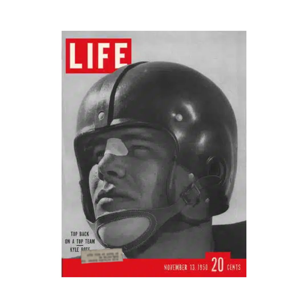 VTG Life Magazine November 13, 1950 SMU Kyle Rote