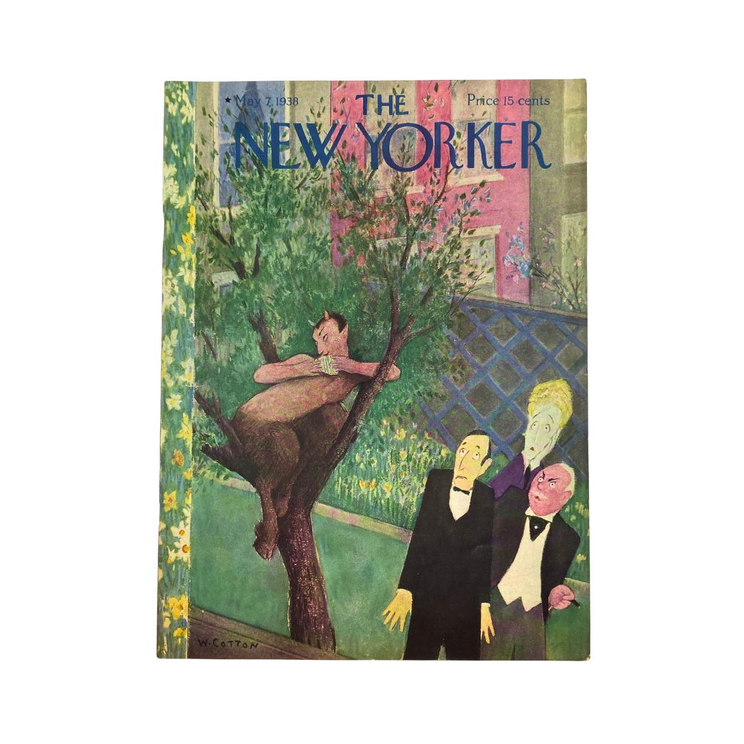 The New Yorker Complete Magazine May 7, 1938 William Cotton Cover VG