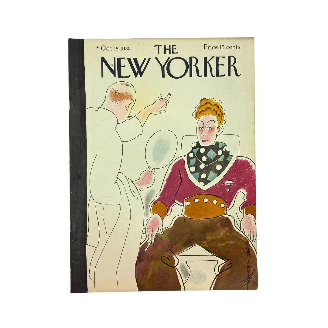 The New Yorker Complete Magazine October 15, 1938 Rea Irvin Cover VG