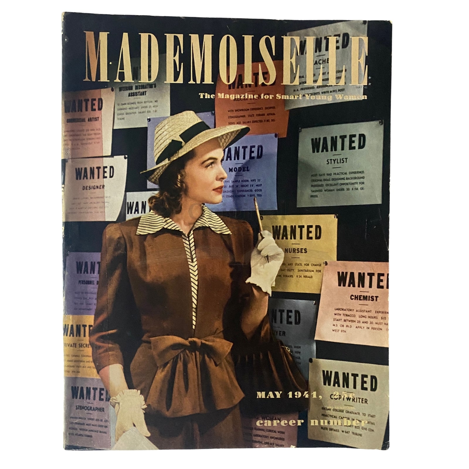 Mademoiselle Magazine May 1941 Career Number Special No Label