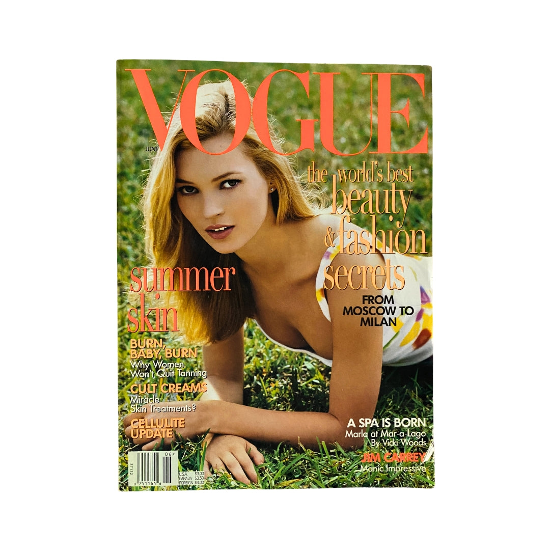 Vogue Magazine June 1996 Kate Moss Cover No Label