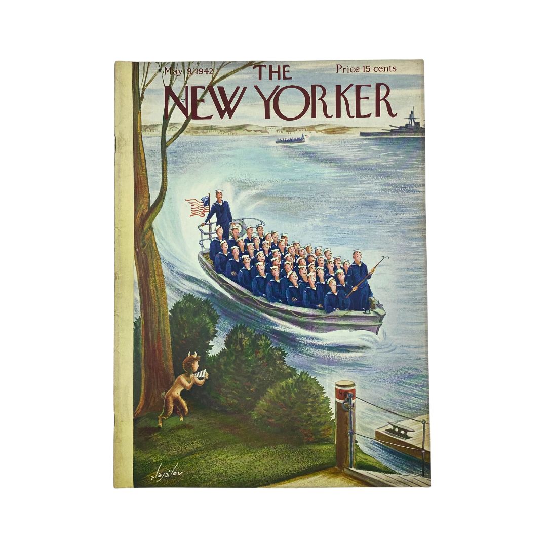 The New Yorker Complete Magazine May 9, 1942 Constantin Alajalov Cover VG