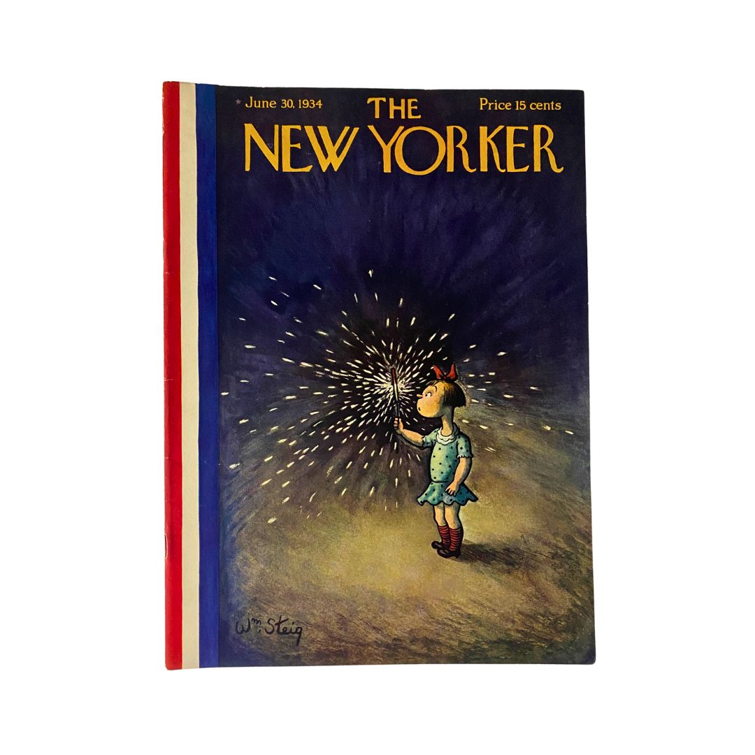 The New Yorker Complete Magazine June 30, 1934 William Steig Cover