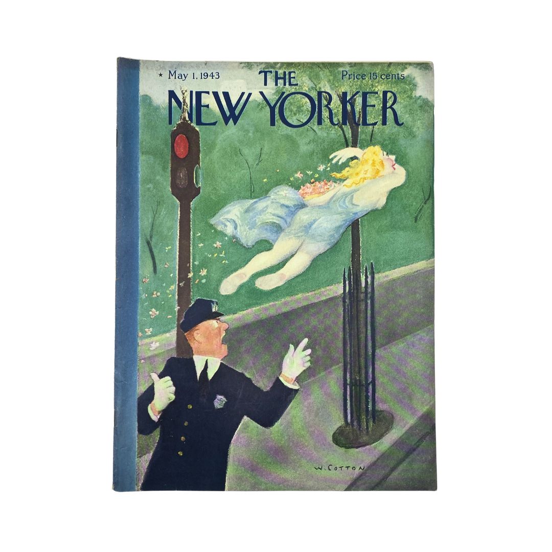 The New Yorker Complete Magazine May 1, 1943 William Cotton Cover VG