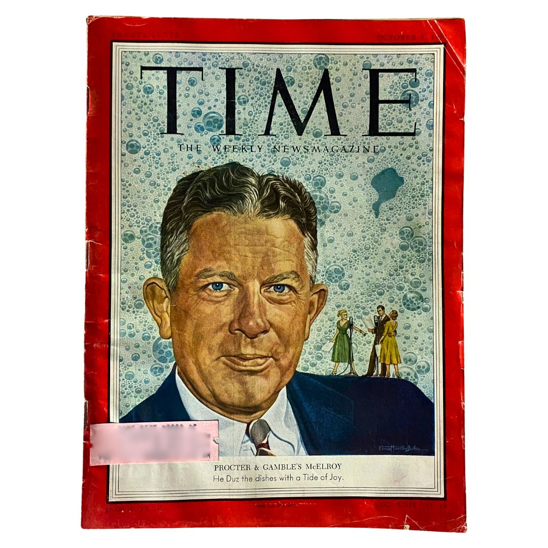 VTG Time Magazine October 5, 1953 Vol 62 No. 14 Neil H. McElroy