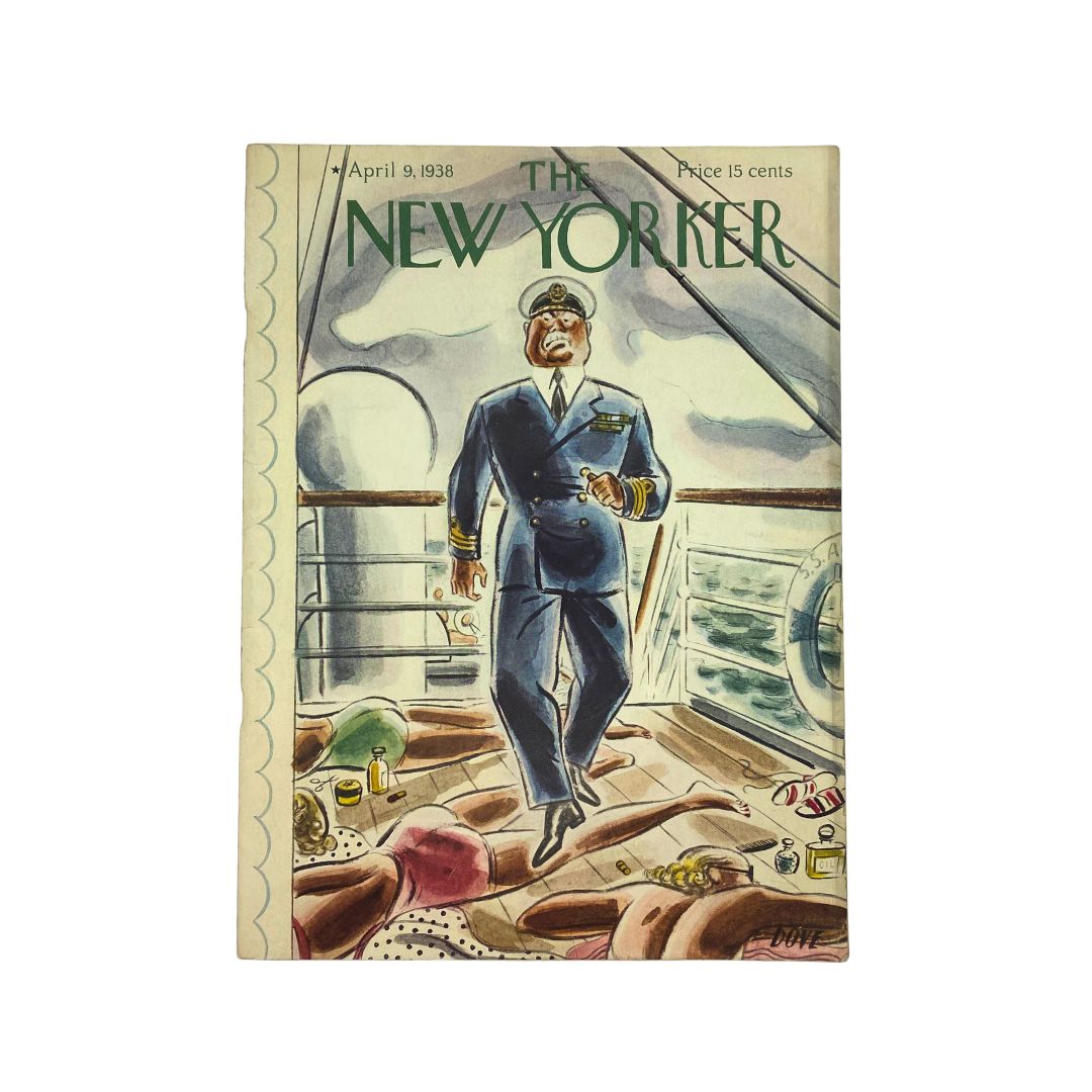 The New Yorker Complete Magazine April 9, 1938 Leonard Dove Cover VG