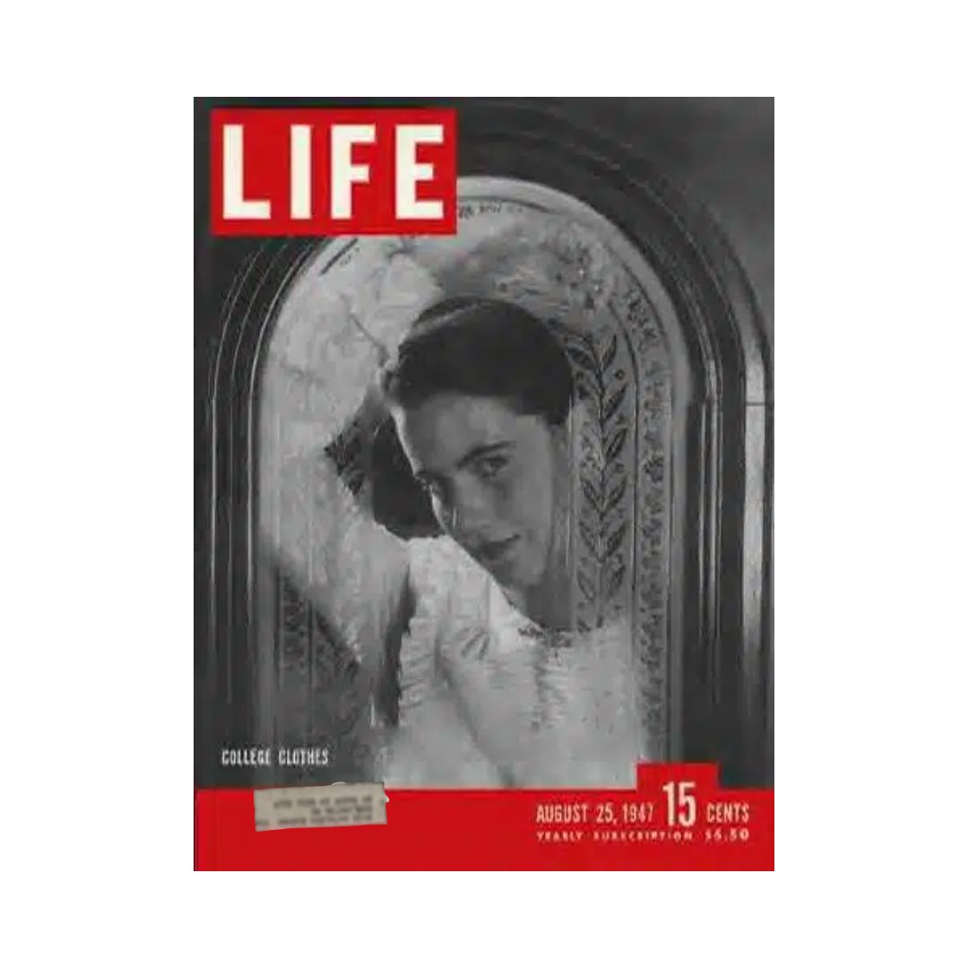 VTG Life Magazine August 25, 1947 Gibson Girl Clothes Fashion