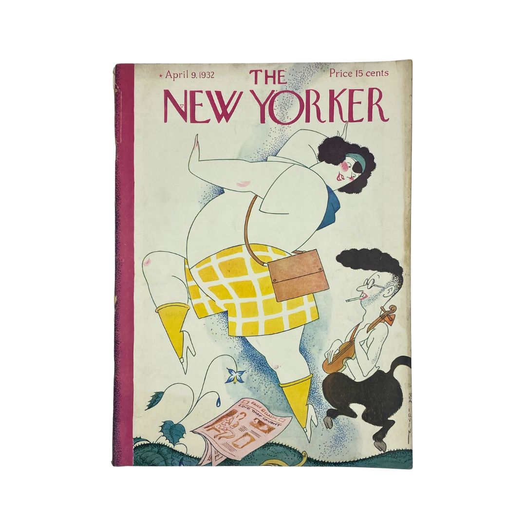 The New Yorker Complete Magazine April 9, 1932 Rea Irvin Cover