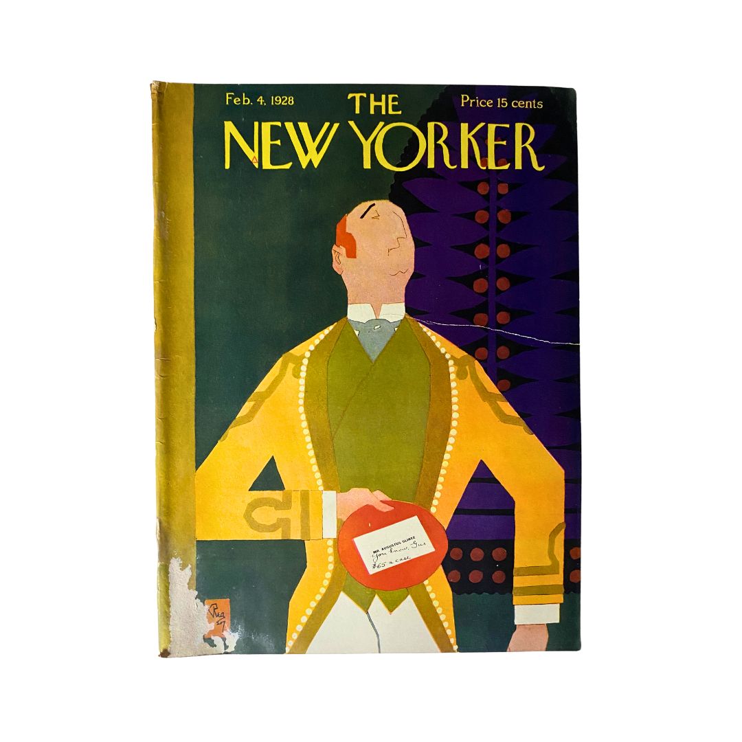 The New Yorker Complete Magazine February 4, 1928 Gardner Rea Cover