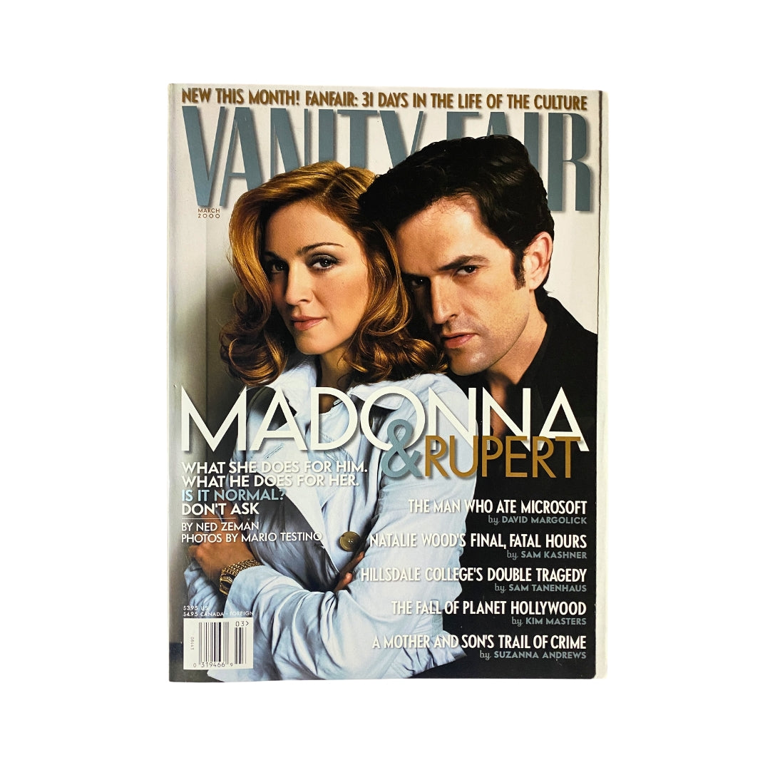 Vanity Fair Magazine March 2000 Madonna and Rupert Everett Cover No Label VG