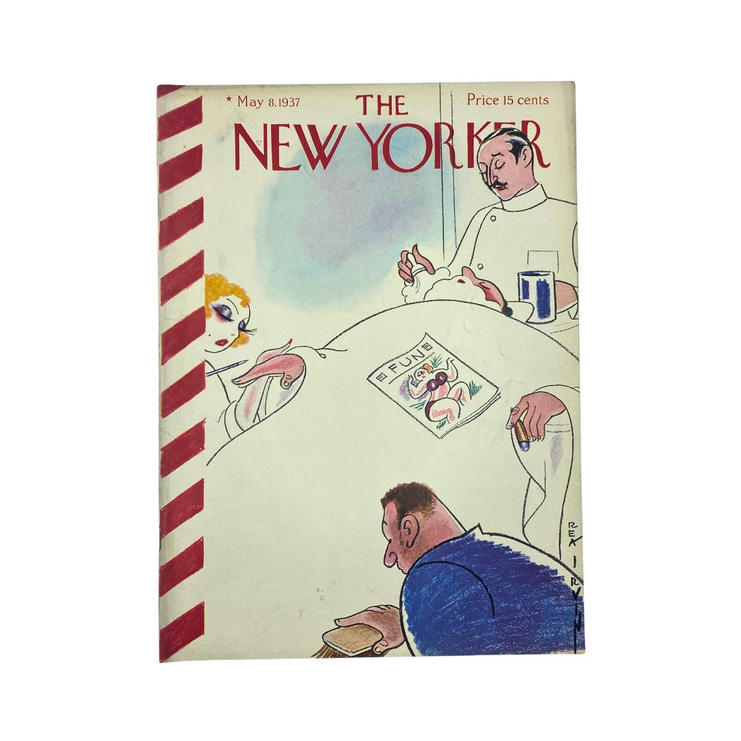 The New Yorker Complete Magazine May 8, 1937 Rea Irvin Cover VG