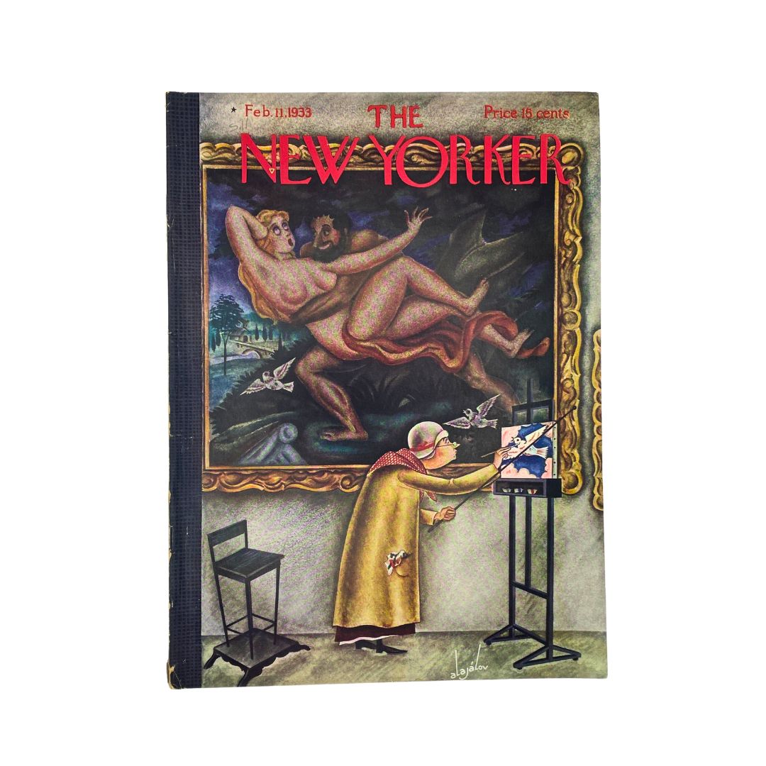 The New Yorker Complete Magazine February 11, 1933 Constantin Alajalov Cover