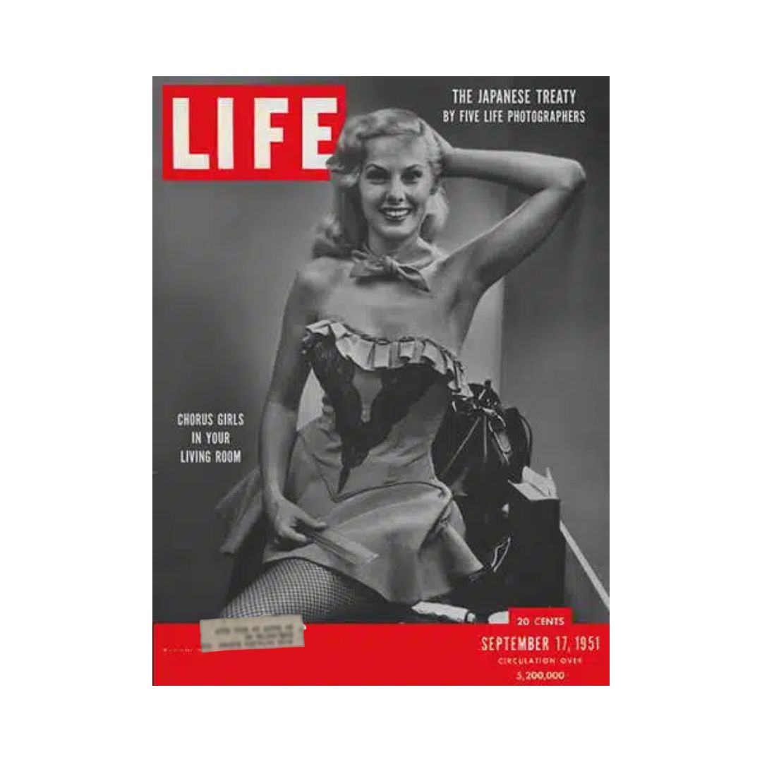 VTG Life Magazine September 17, 1951 Chorus Girl