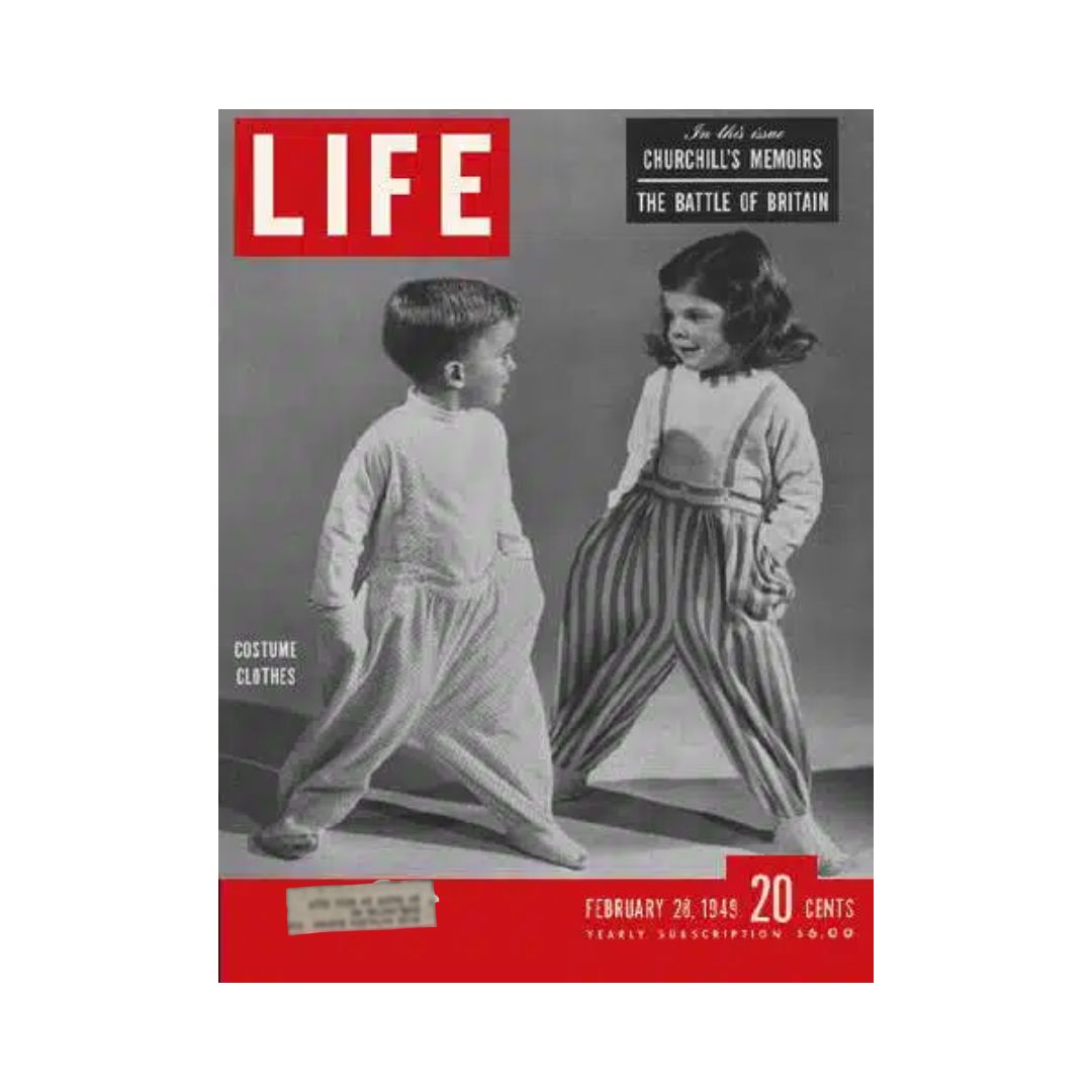 VTG Life Magazine February 28, 1949 Costume Clothes Fashion