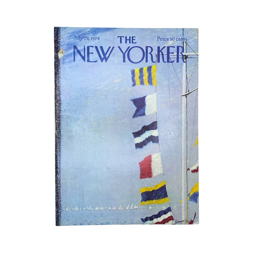 The New Yorker Complete Magazine July 29, 1974 Garrett Price Cover No Label