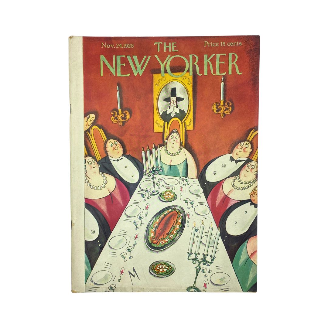 The New Yorker Complete Magazine November 24, 1928 Julian de Miskey Cover