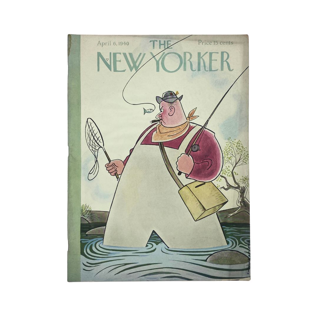 The New Yorker Complete Magazine April 6, 1940 Rea Irvin Cover