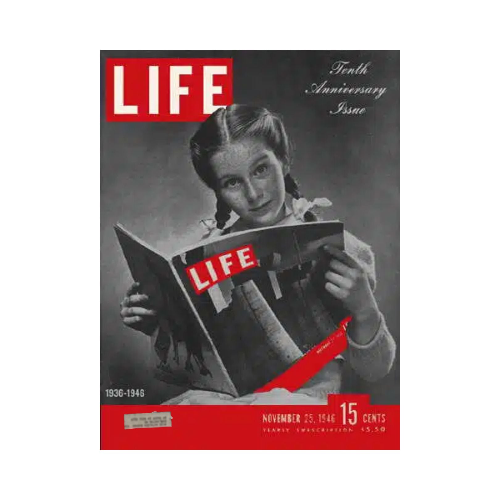 VTG Life Magazine November 25, 1946 LIFE 10th Anniversary 1936-1946