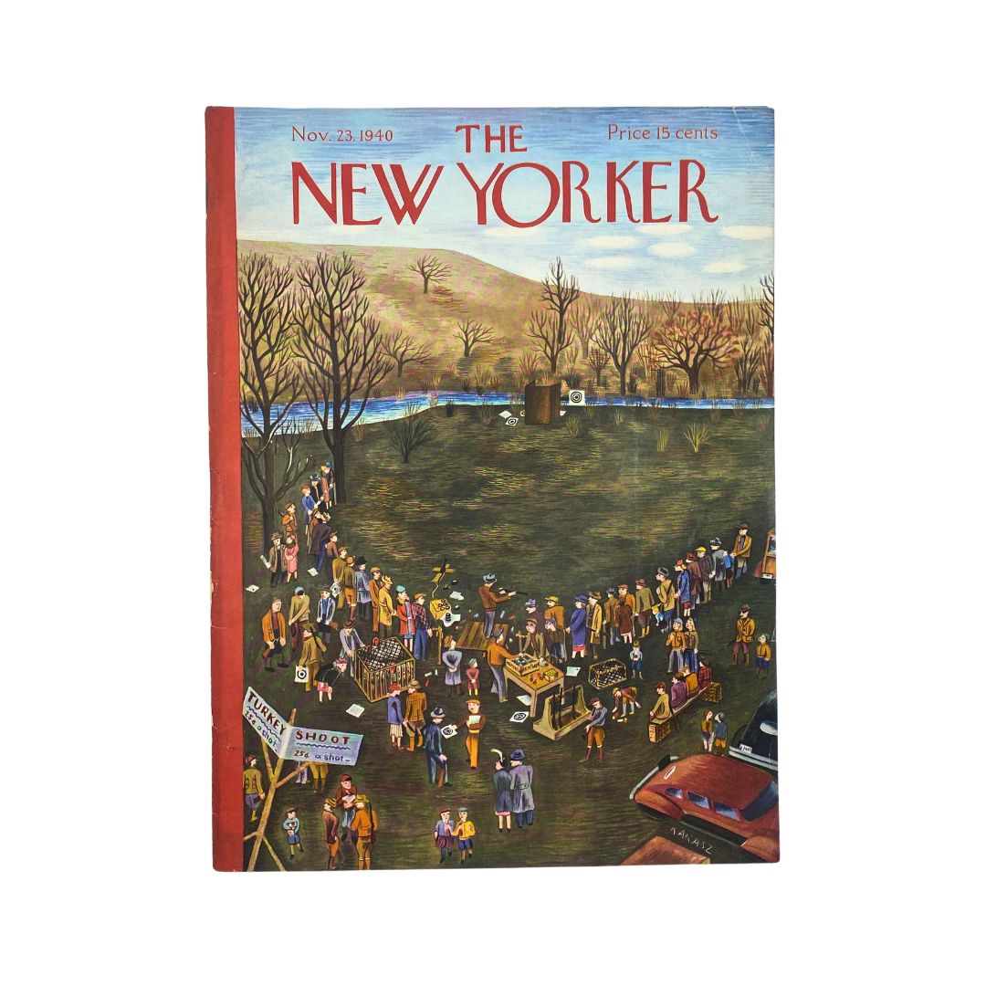 The New Yorker Complete Magazine November 23, 1940 Ilonka Karasz Cover VG