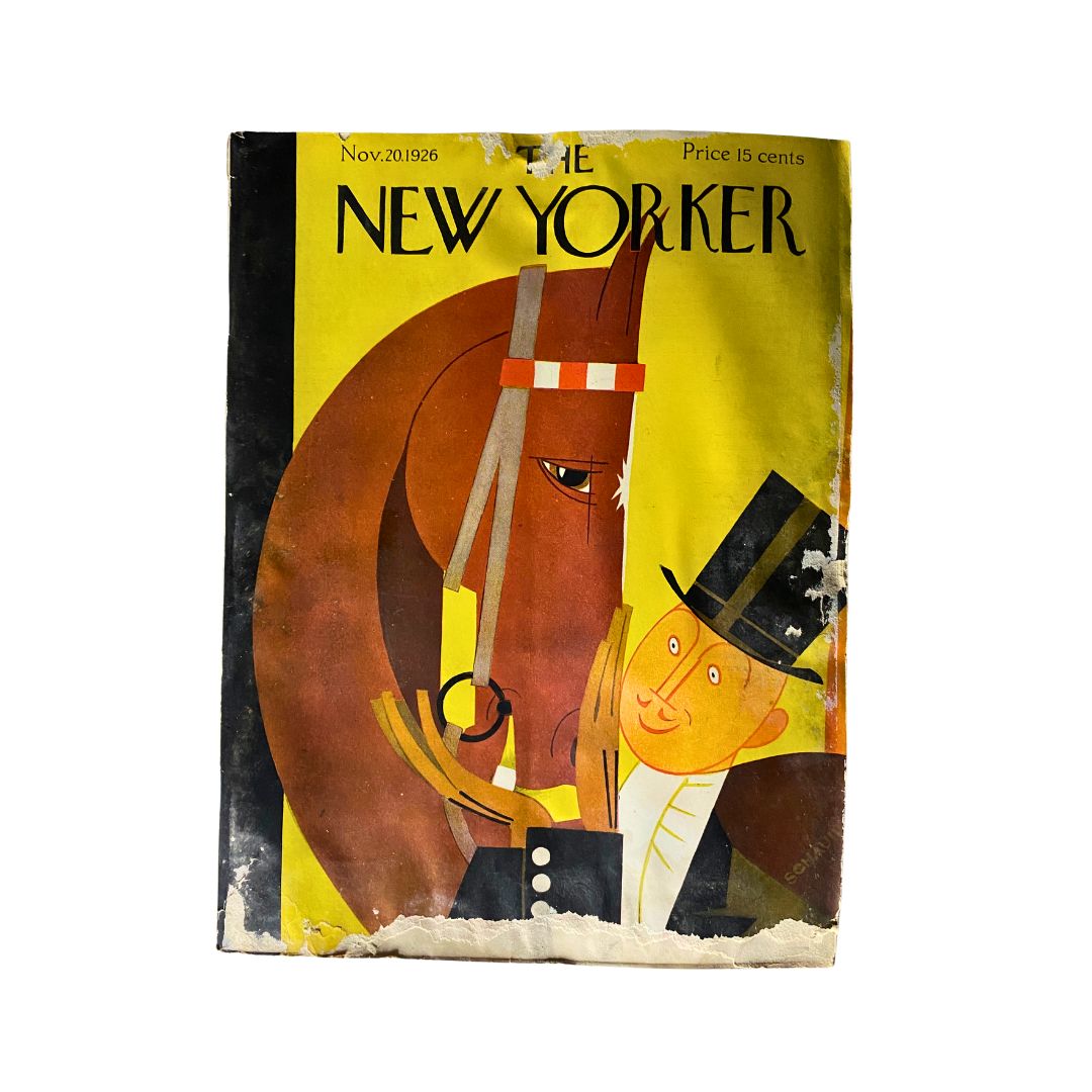 The New Yorker Complete Magazine November 20, 1926 Andre de Schaub Cover