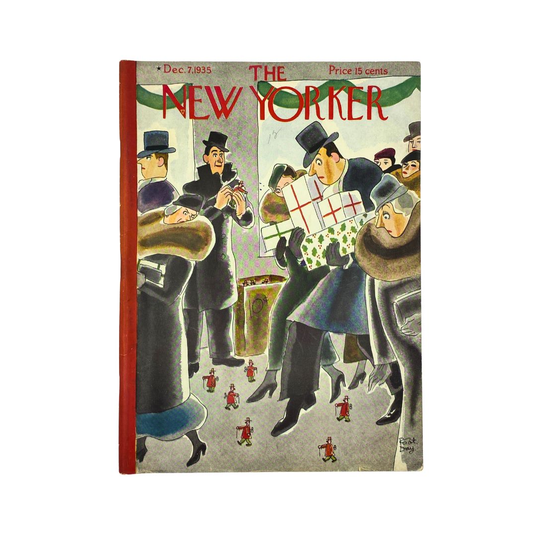 The New Yorker Complete Magazine December 7, 1935 Robert Day Cover