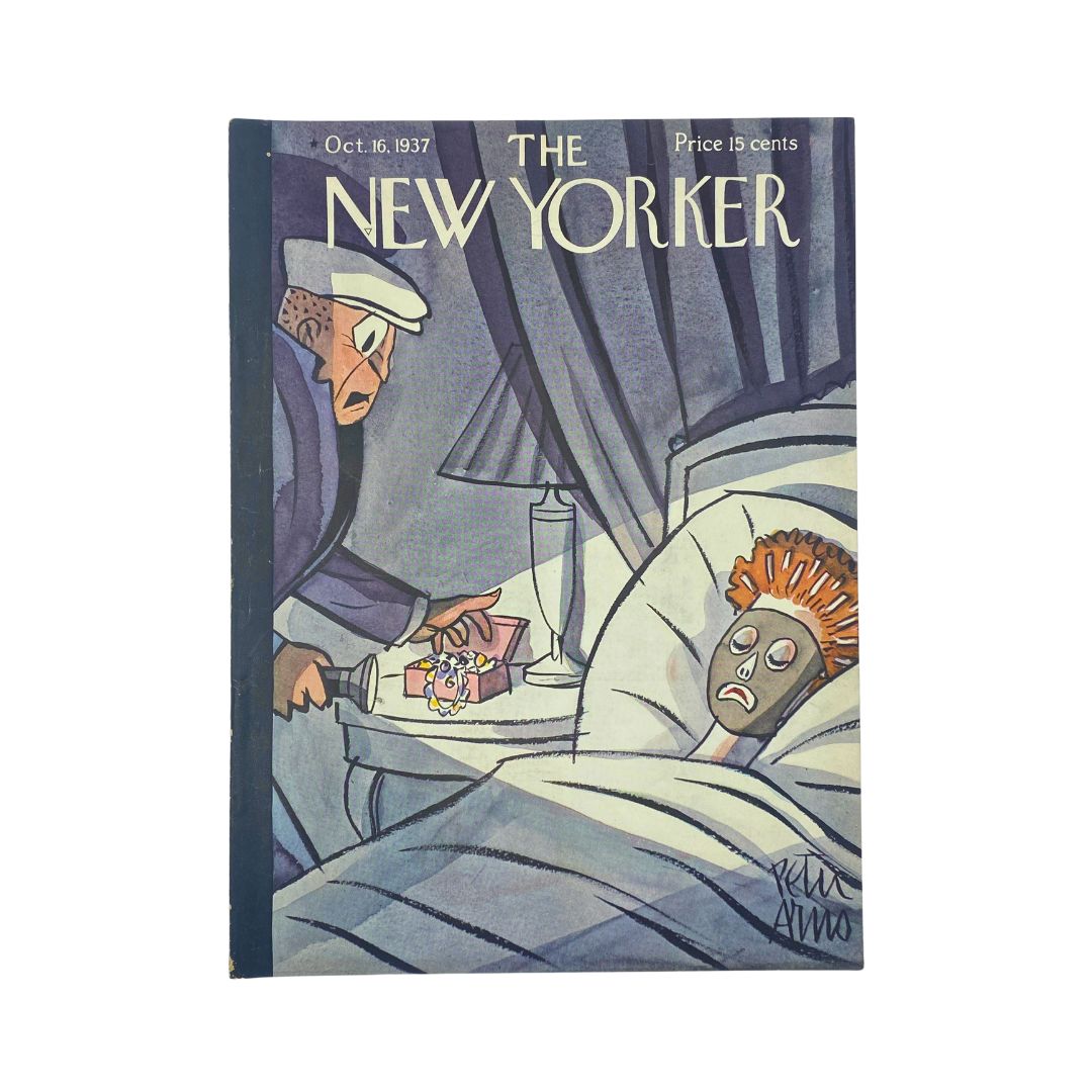 The New Yorker Complete Magazine October 16, 1937 Peter Arno Cover VG