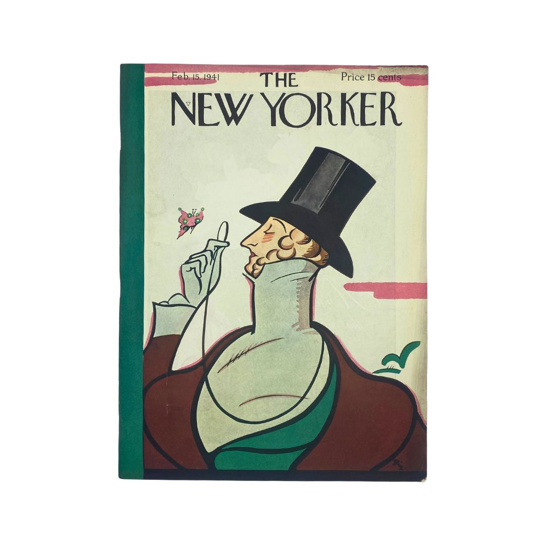 The New Yorker Complete Magazine February 15, 1941 Rea Irvin Cover